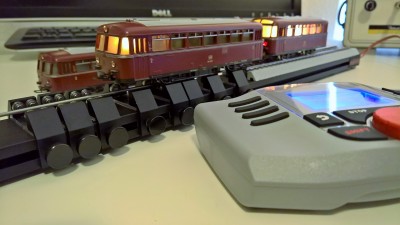 Märklin 3016 og 4018 på &quot;centralværkstedet&quot;.