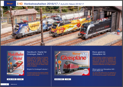 Digitalbog og sporplansbog (H0) fra Roco