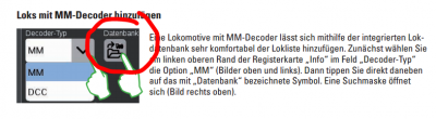 Benyt "Datenbank"