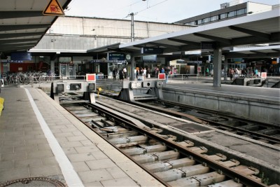 Sporstopper på München Hbf.