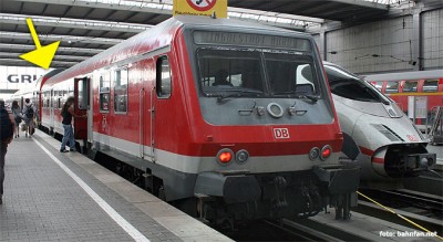 Wittenberge styrevogn på München Hbf.