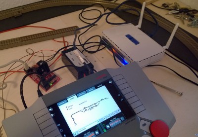 Mit setup med CS2 og powermodul til S88-N.