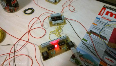 Sporbesatmelder og S88 modul.