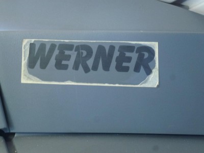 togsæt hedder Werner, som der står på et skilt i førerrummet