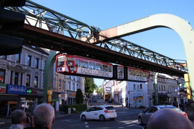 på vej fra Wuppertal Wohwinkel mod Oberbarmen Bf