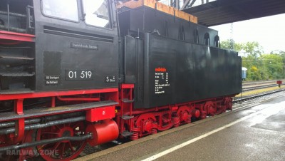 Restaureringen af 01 519 er sponseret af Märklin