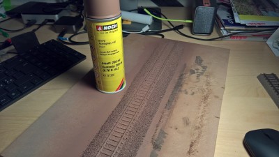Grundlæggende omgang af brun spray fra Noch